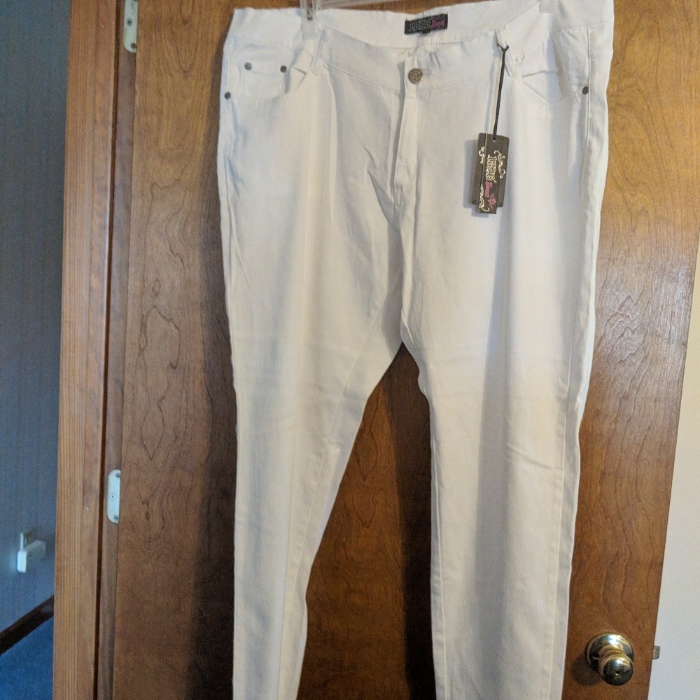 White jeans